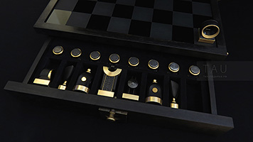 Набор шахматных фигур “Arma”.
