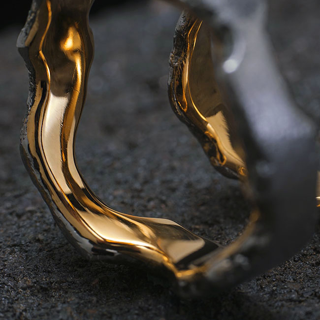 Кольца необычной формы из титана