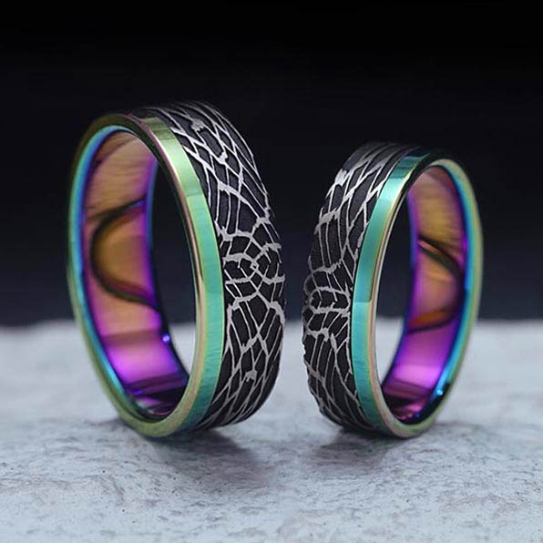 Обручальные кольца из титана