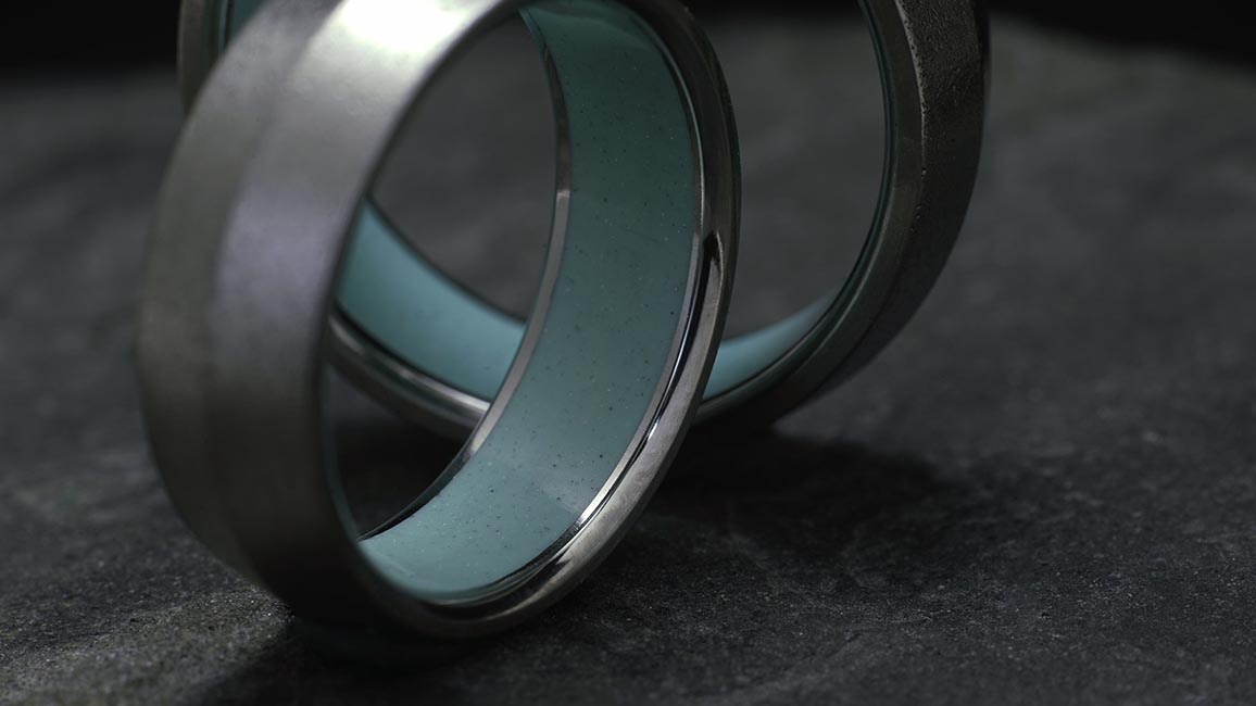 Обручальные кольца из керамики на заказ спб