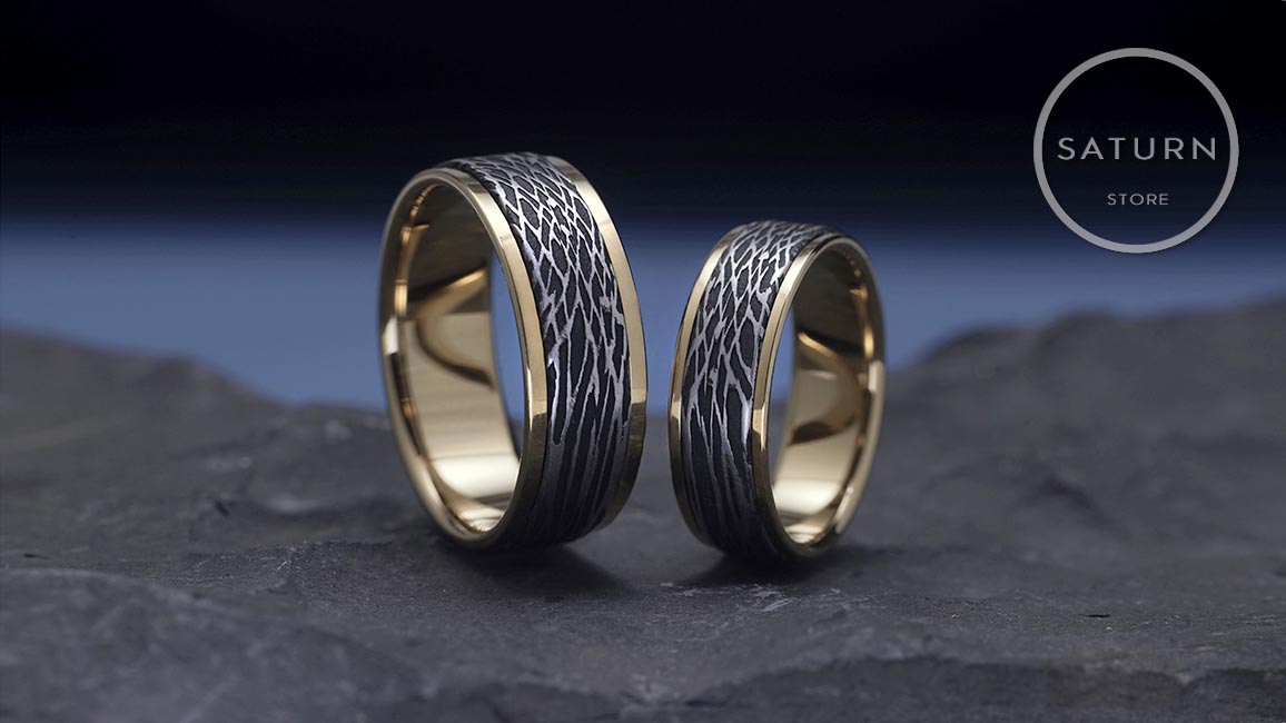 Самые красивые обручальные кольца из титана