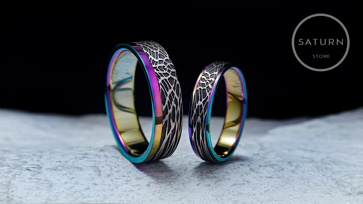 Титановые обручальные кольца на заказ